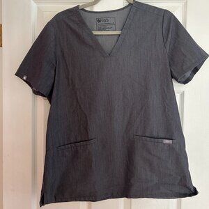 Figs Graphite Casma Scrub Top